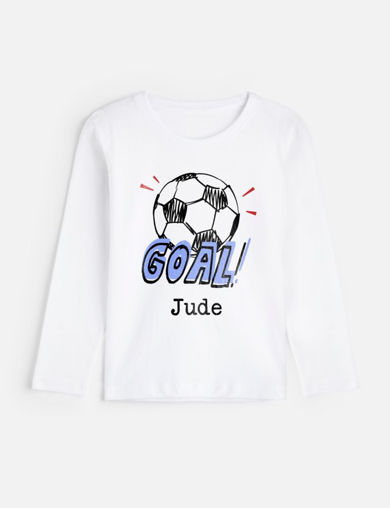 Personalised Kids Goal T Shirt 1 of 3