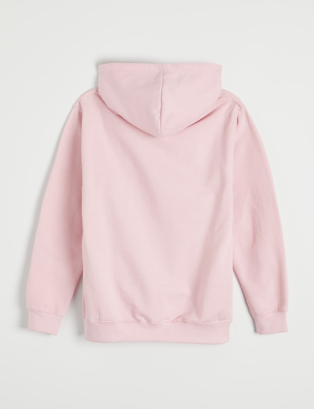 Light pink top plain hoodie