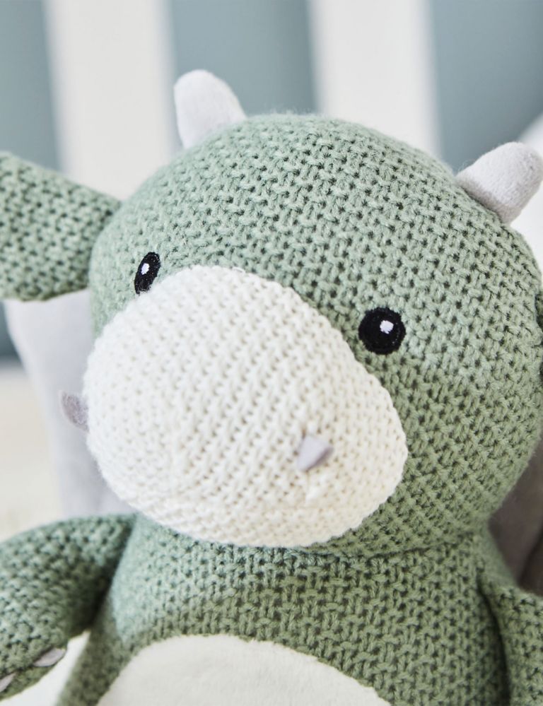 Personalised Knitted Dragon Soft Toy 4 of 5