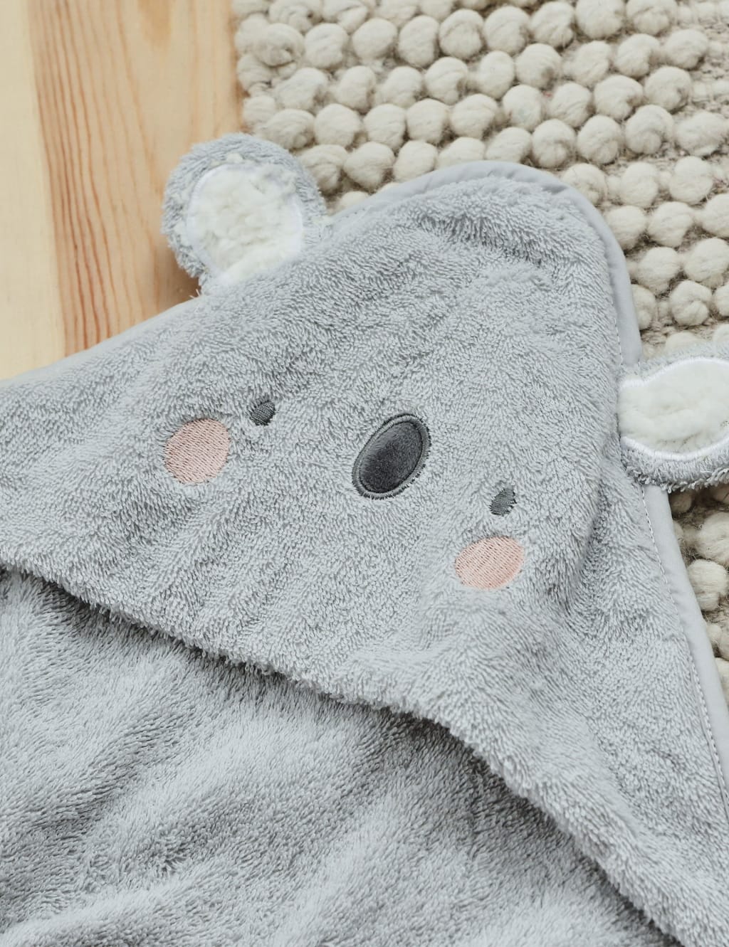 Personalised Koala Hooded Towel My 1st Years M S