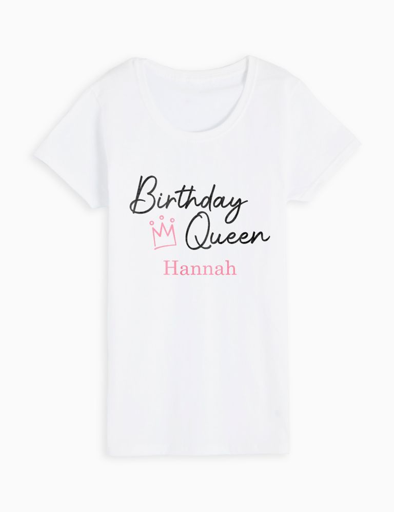 Personalised Ladies Birthday T-Shirt 1 of 3