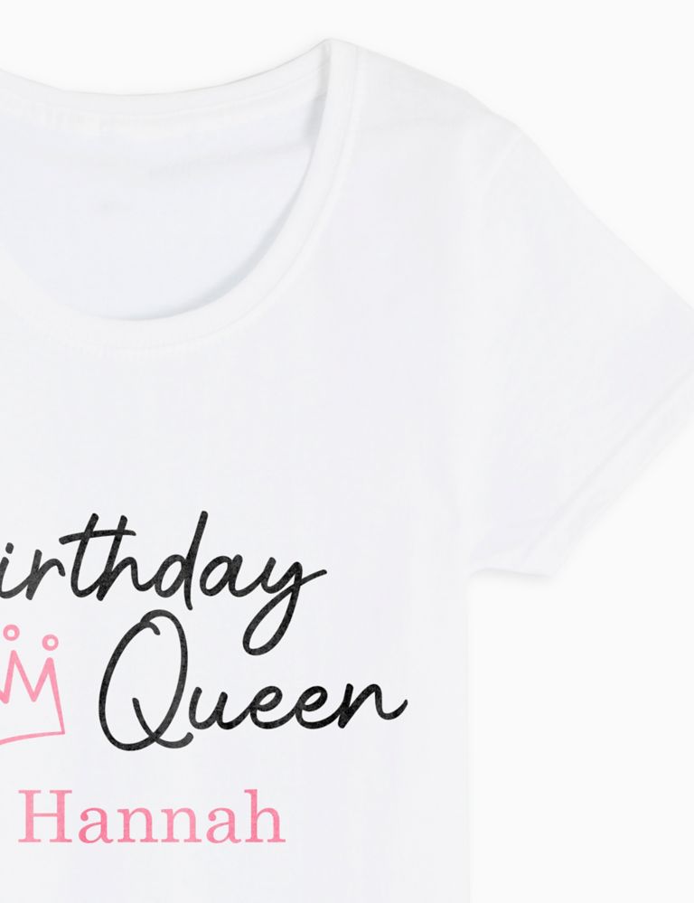 Personalised Ladies Birthday T-Shirt 3 of 3