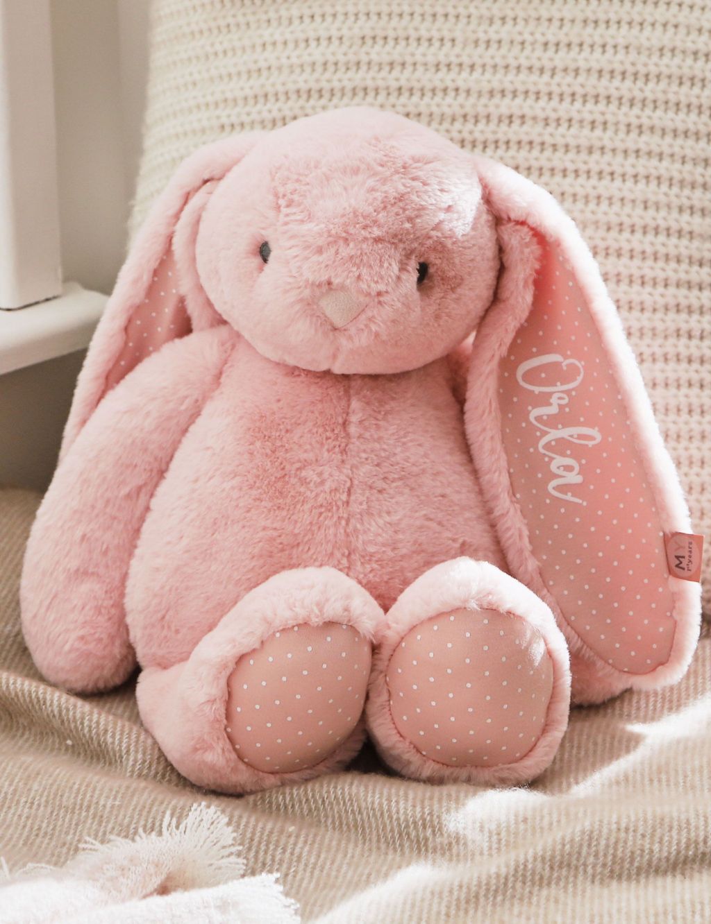 Personalised Large Bunny Soft Toy 3 of 4