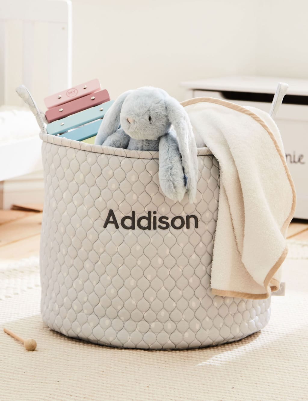 Personalised toy storage bag clearance