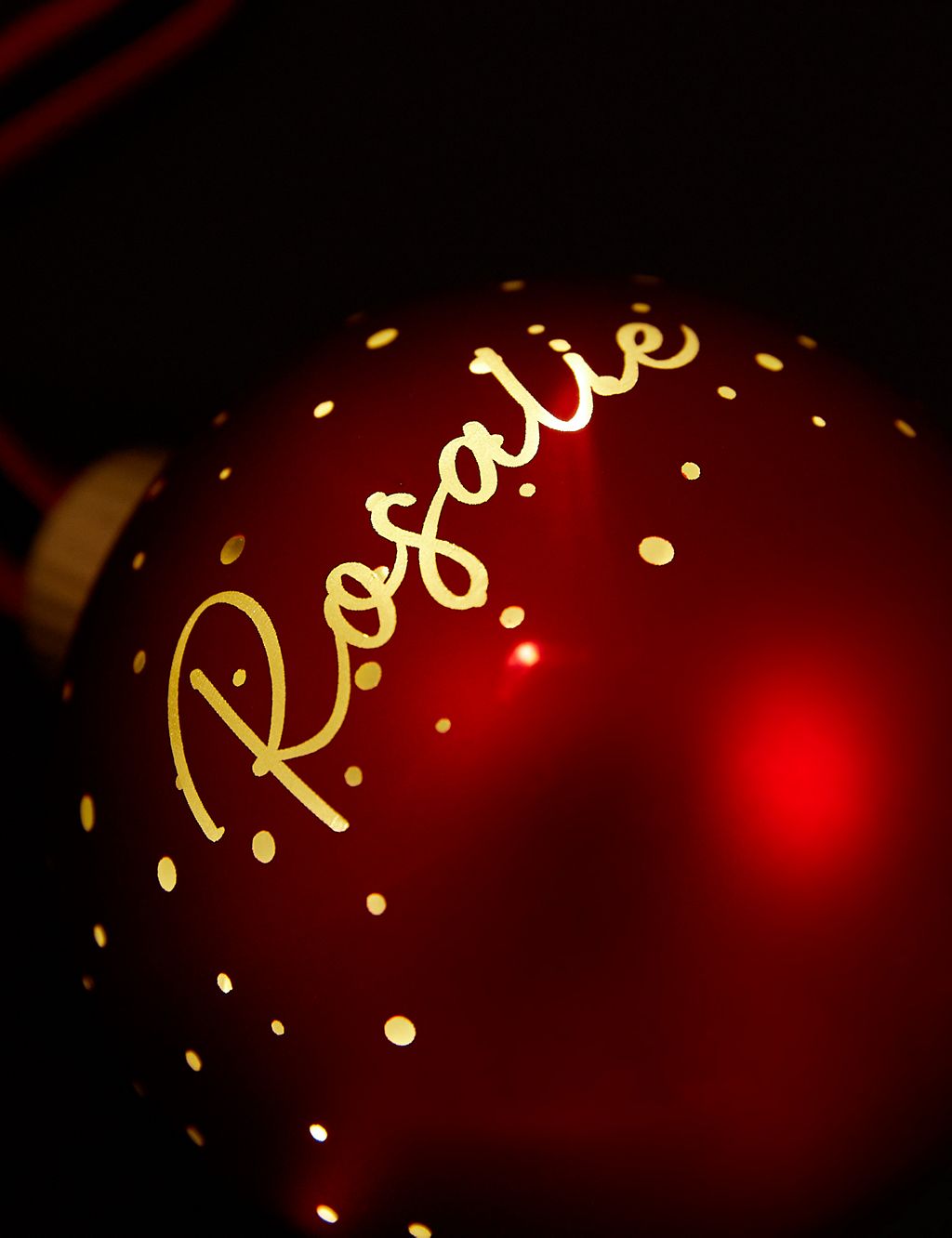 Personalised Light Up Christmas Bauble 1 of 4