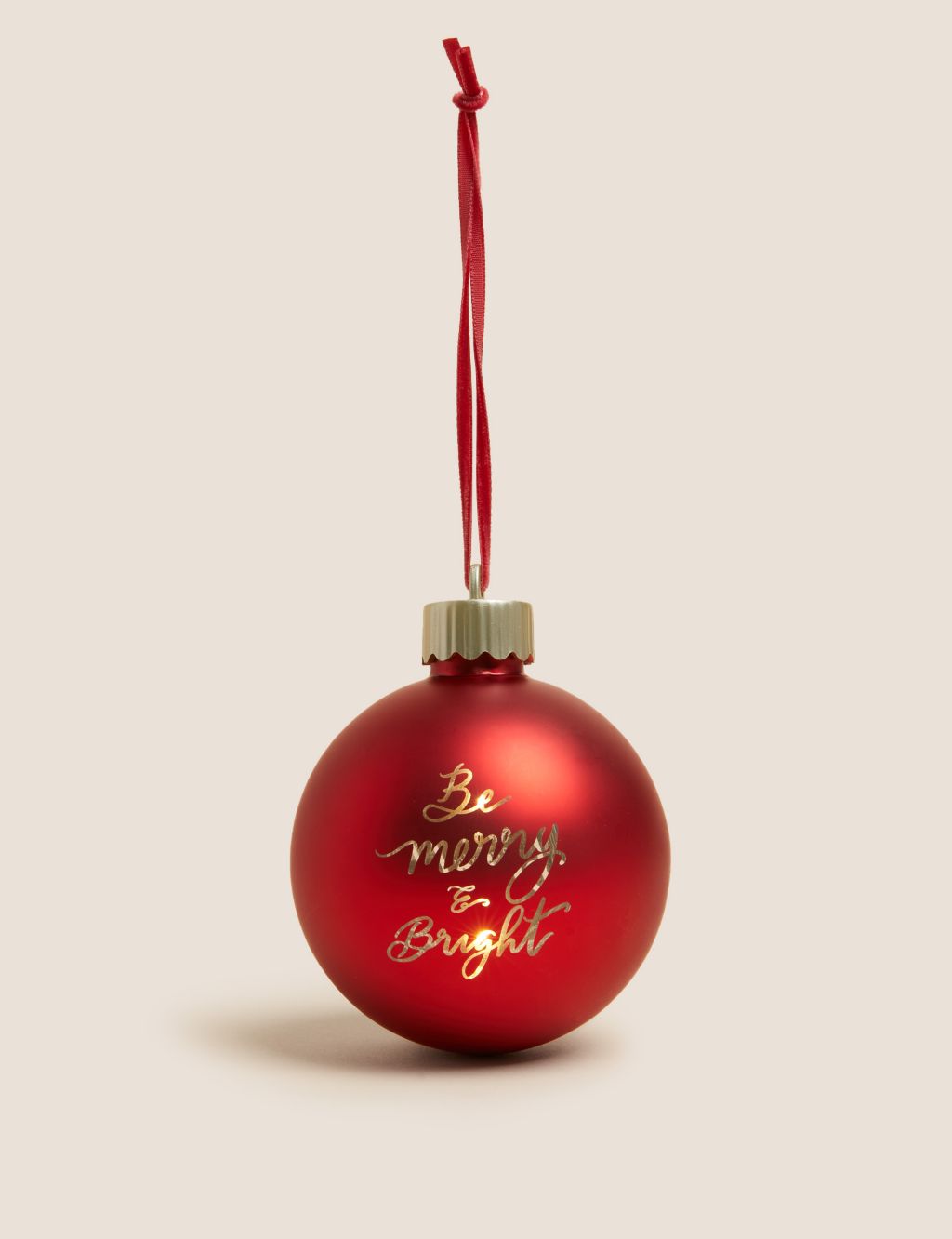 Personalised Light Up Merry Bauble 2 of 4