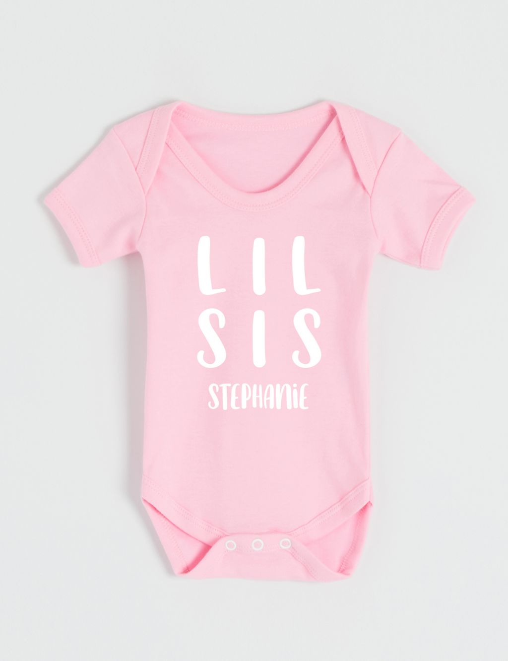 Personalised Lil Sibling Bodysuit (7lbs-6 Mths) 3 of 3