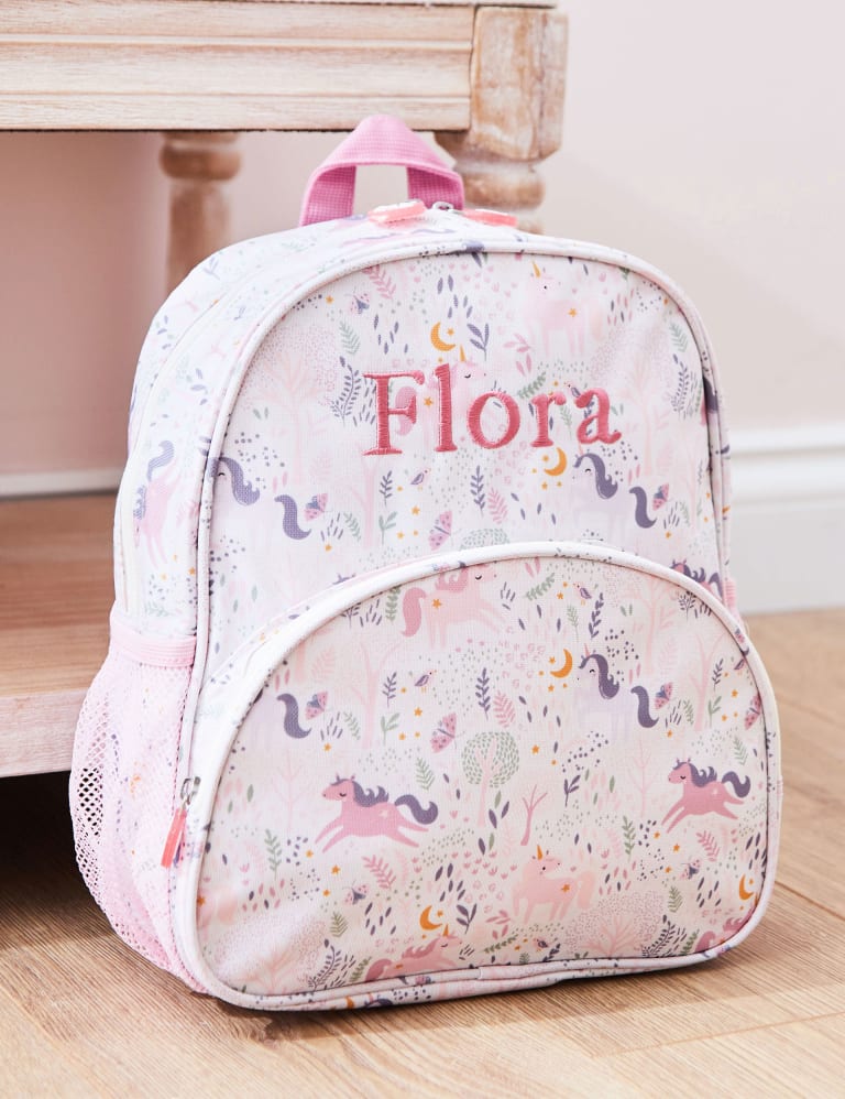 Personalised Magical Unicorn Medium Backpack My 1st Years M S
