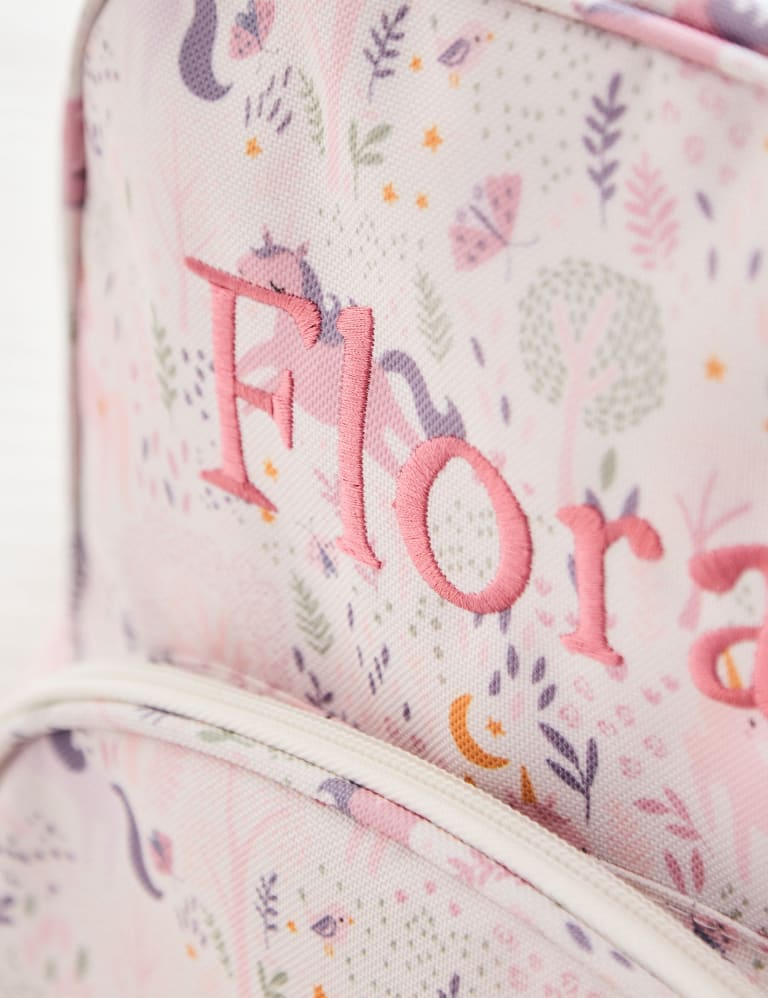 Personalised Magical Unicorn Medium Backpack 3 of 5