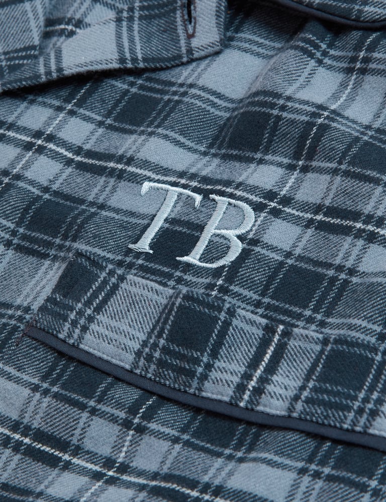Personalised Men s Brushed Cotton Pyjamas