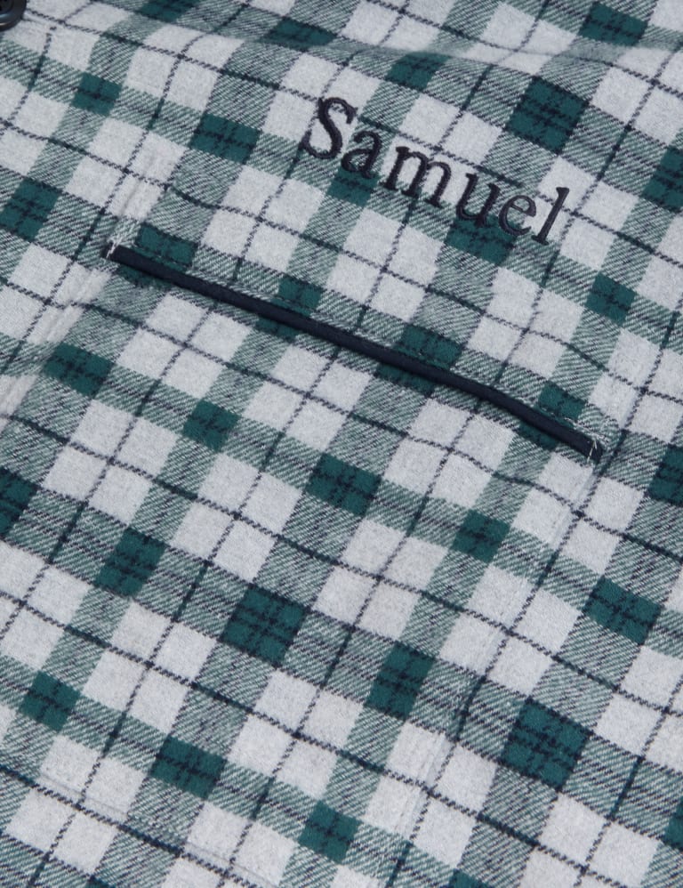 Personalised Men's Check Pyjama Set 2 of 2