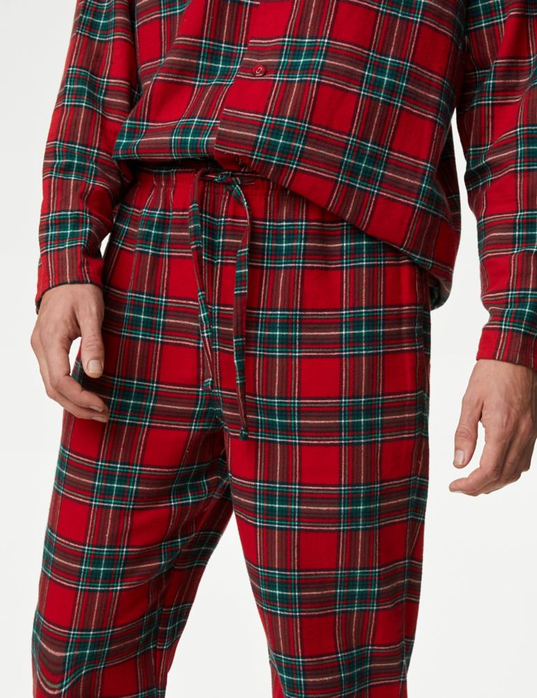Personalised Men's Checked Pyjama Set 4 of 6