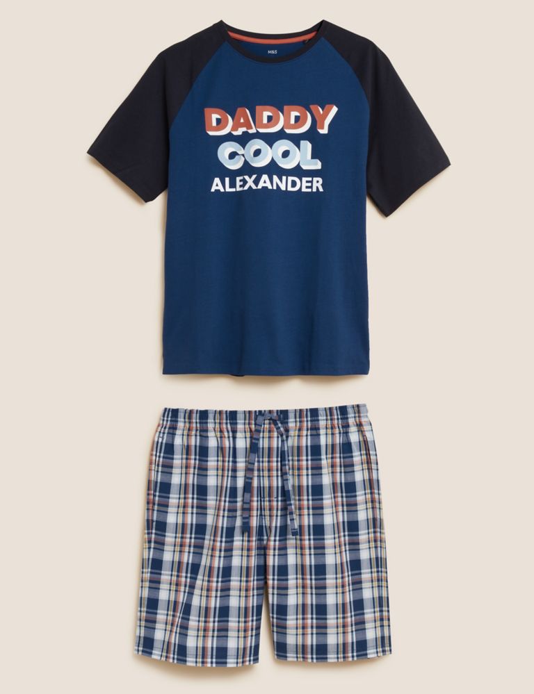 Personalised Men's Cool Slogan Pyjama Set 1 of 3