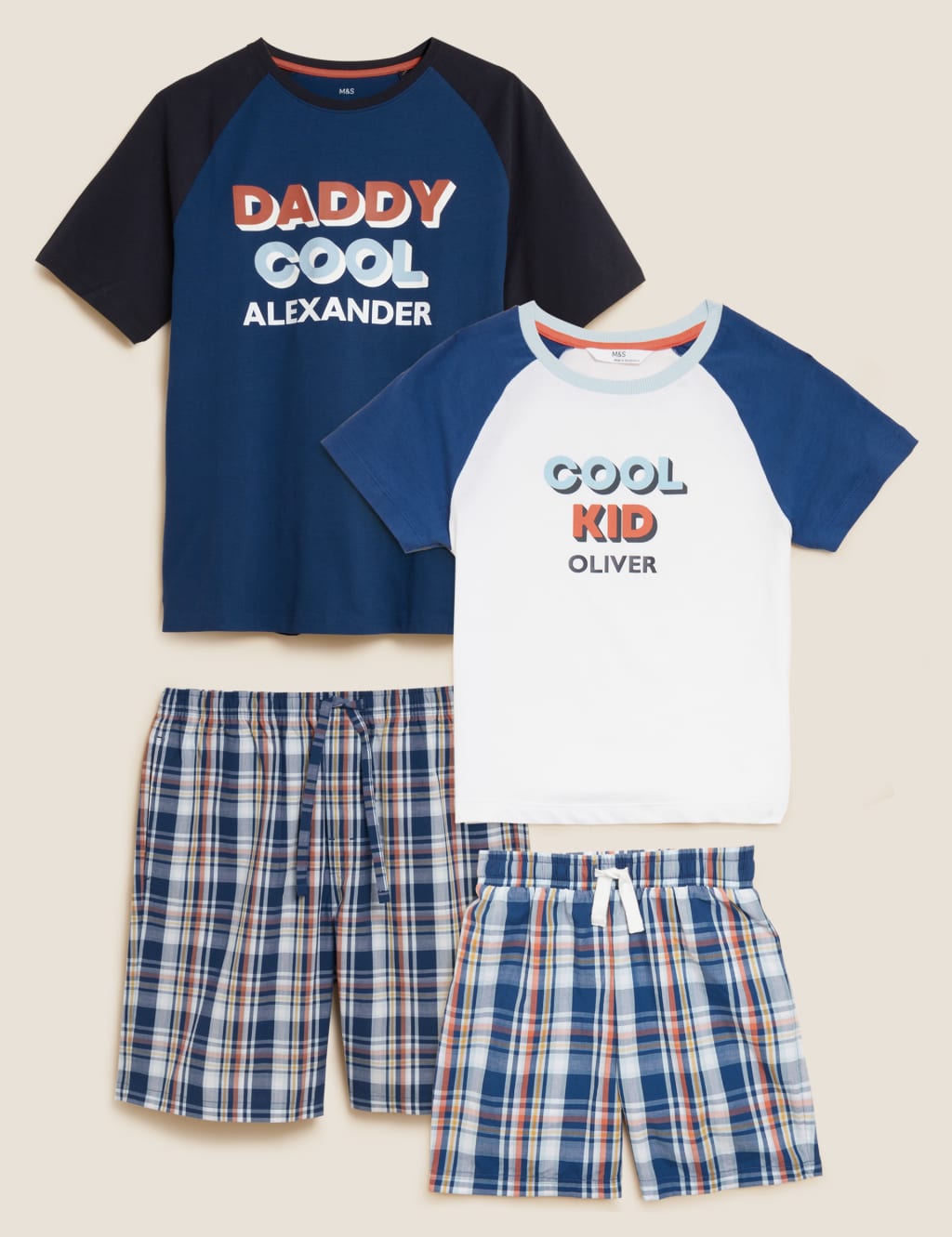 Personalised Men s Cool Slogan Pyjama Set M S Collection M S