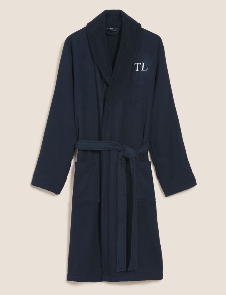 Personalised Men's Cotton Dressing Gown 1 of 2
