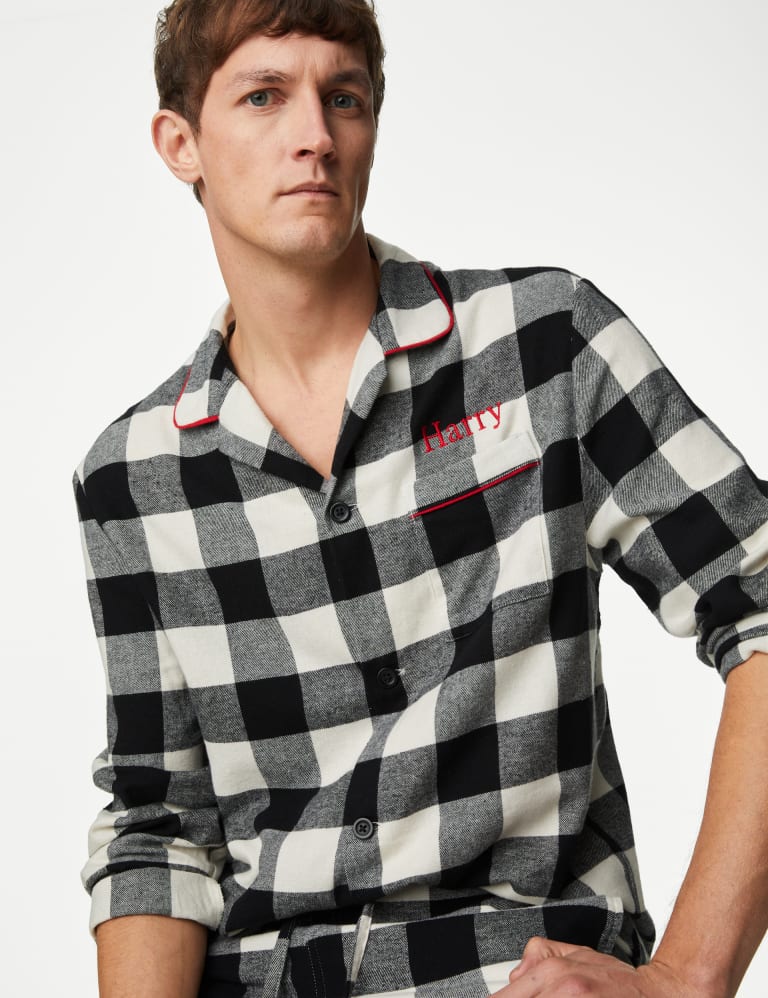 M&s mens tartan pyjamas best sale