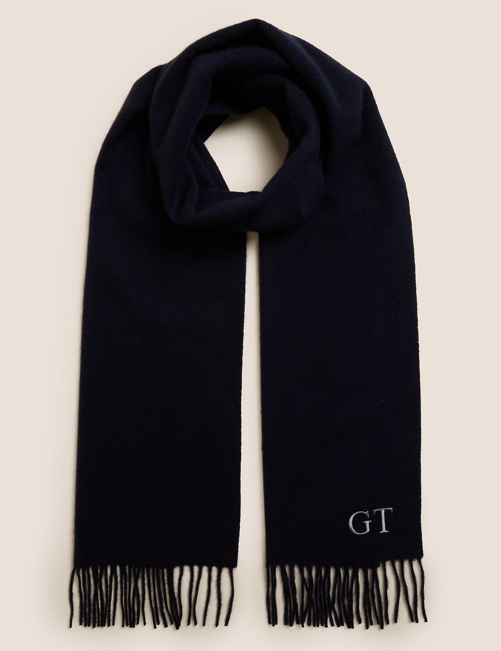 Personalised Men's Pure Cashmere Scarf 3 of 3