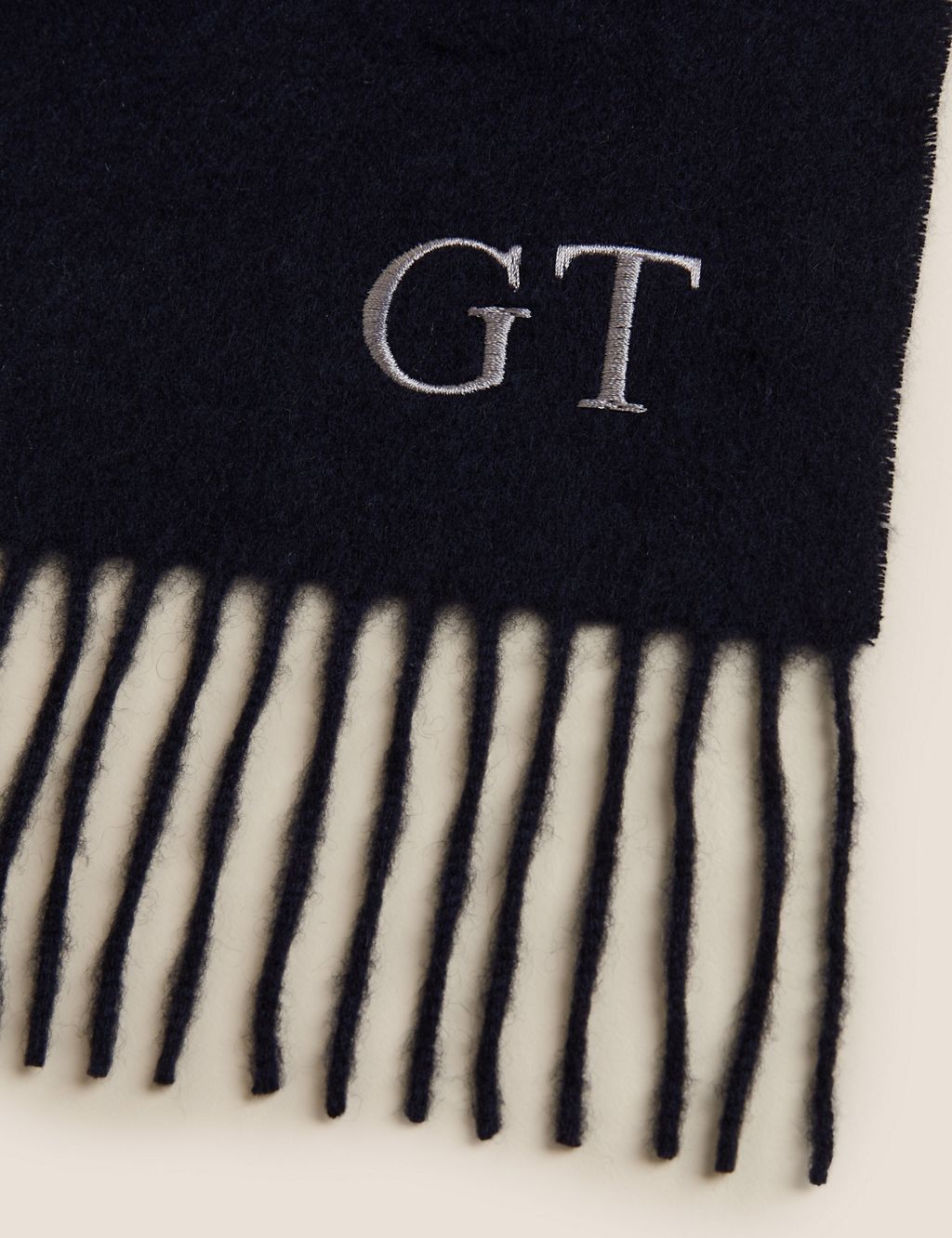 Personalised Men's Pure Cashmere Scarf 1 of 3