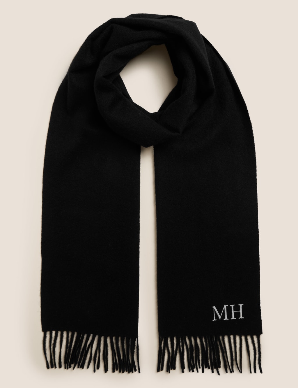 Personalised Men's Pure Cashmere Scarf 3 of 3