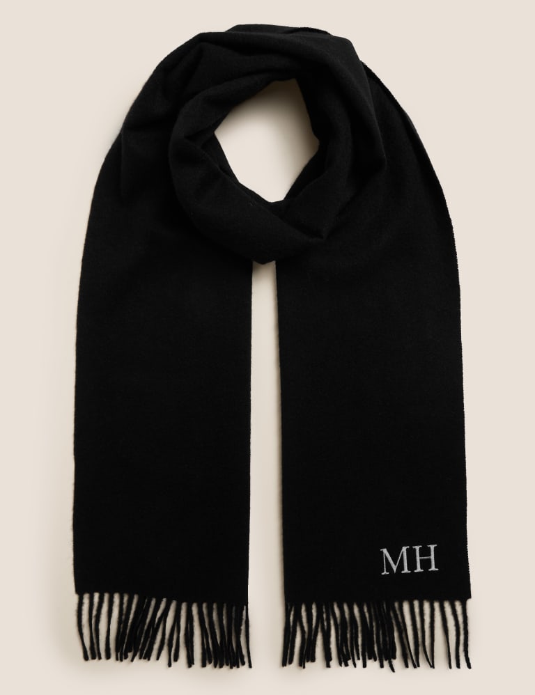 Personalised Men's Pure Cashmere Scarf 1 of 3