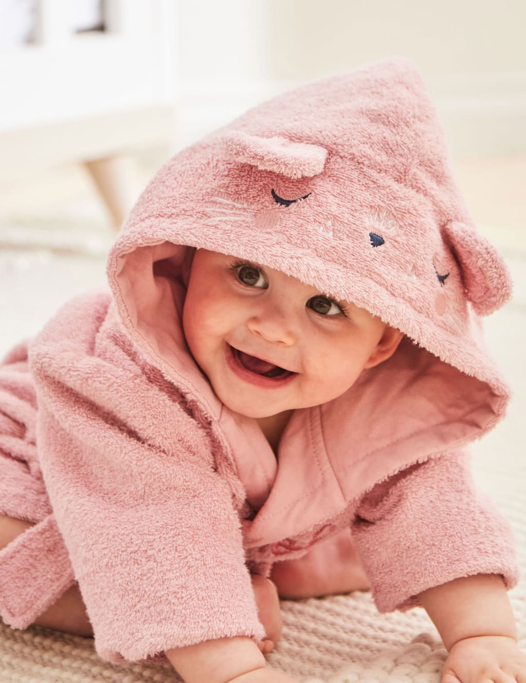 Personalised Mouse Towelling Robe 0 24 Mths My 1st Years M S
