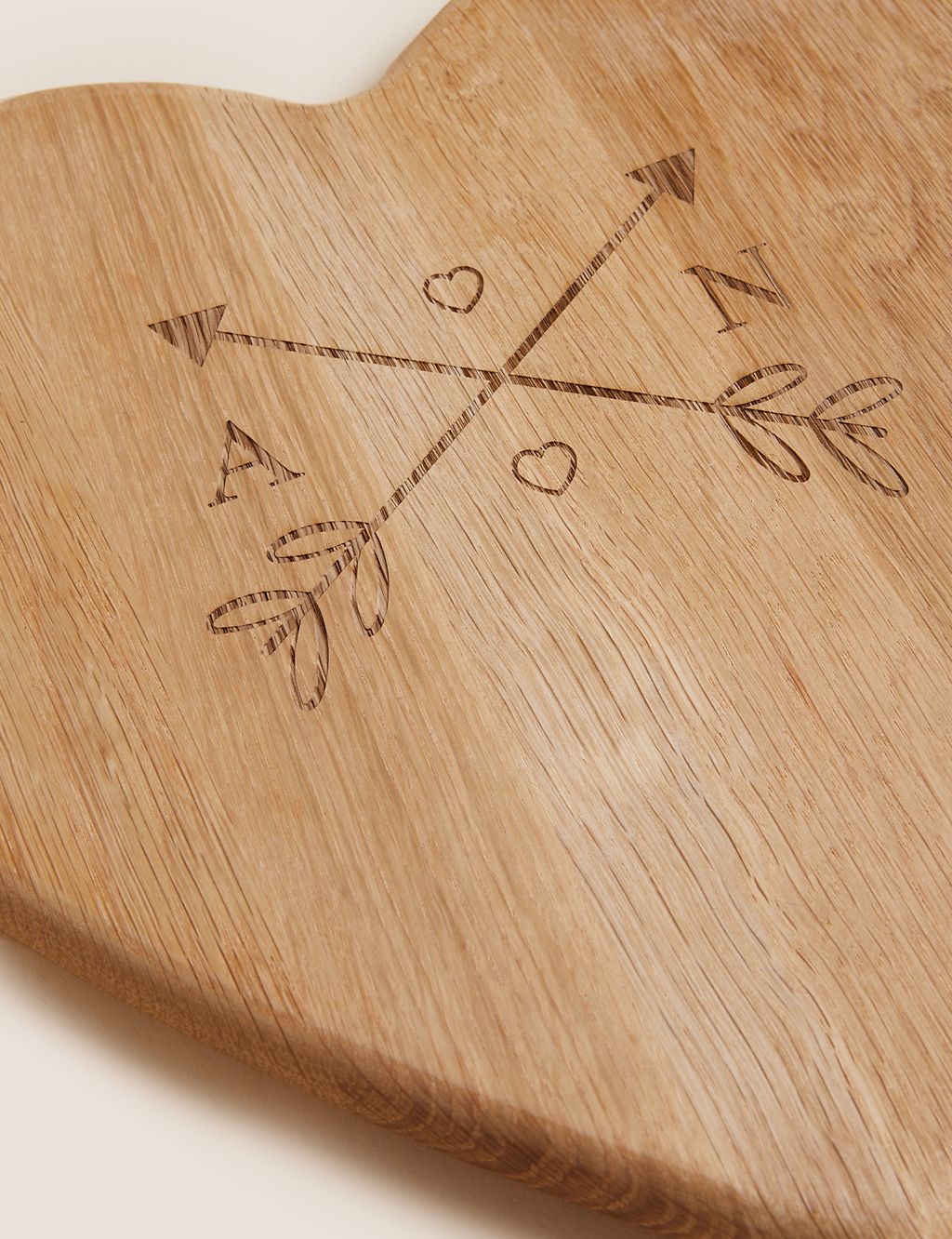 Personalised Mr & Mrs Heart Chopping Board 2 of 3