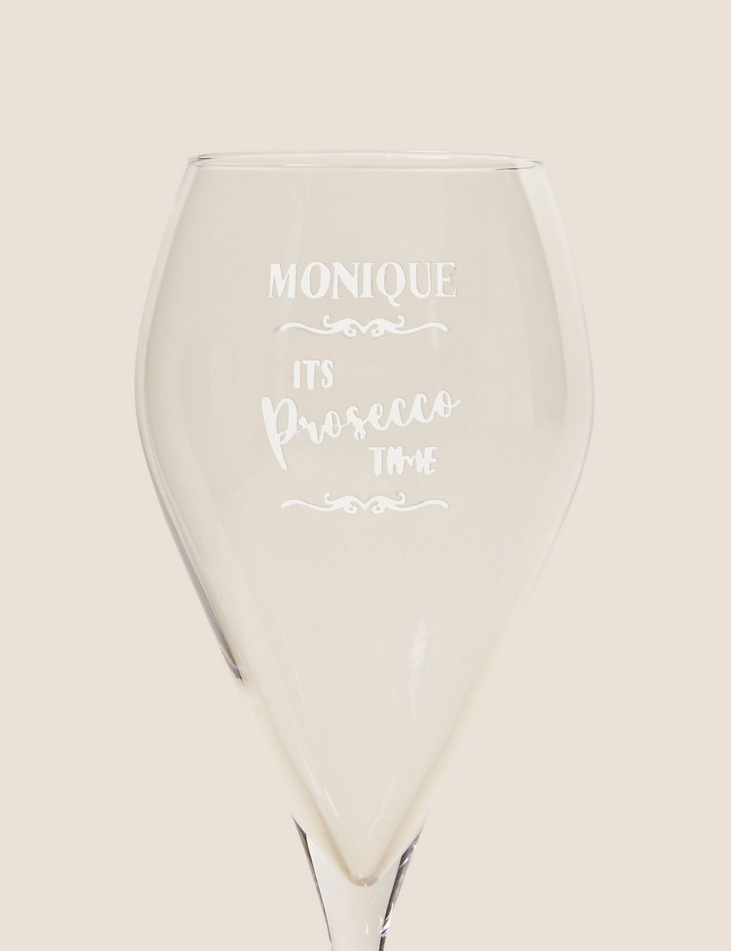 Personalised Name Prosecco Glass 2 of 3