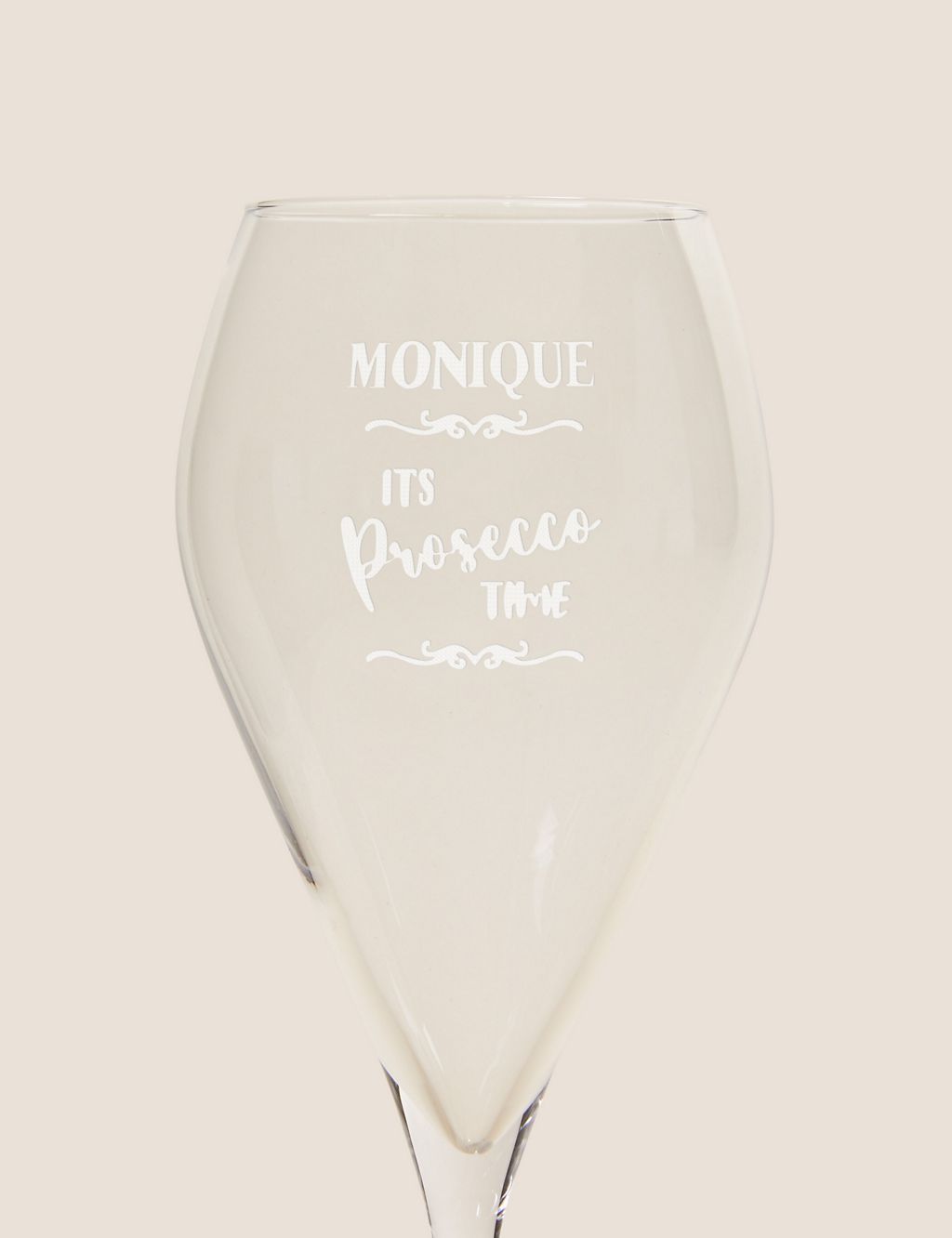 Personalised Name Prosecco Glass 1 of 3