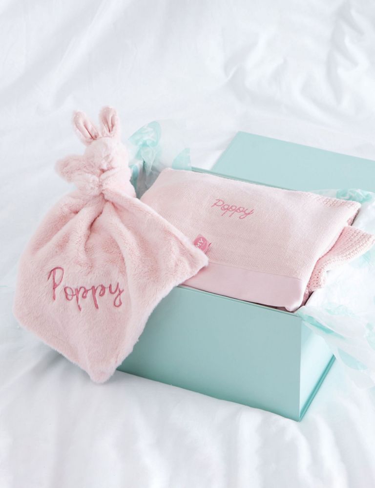 Personalised New Baby Essentials Gift Set 2 of 3