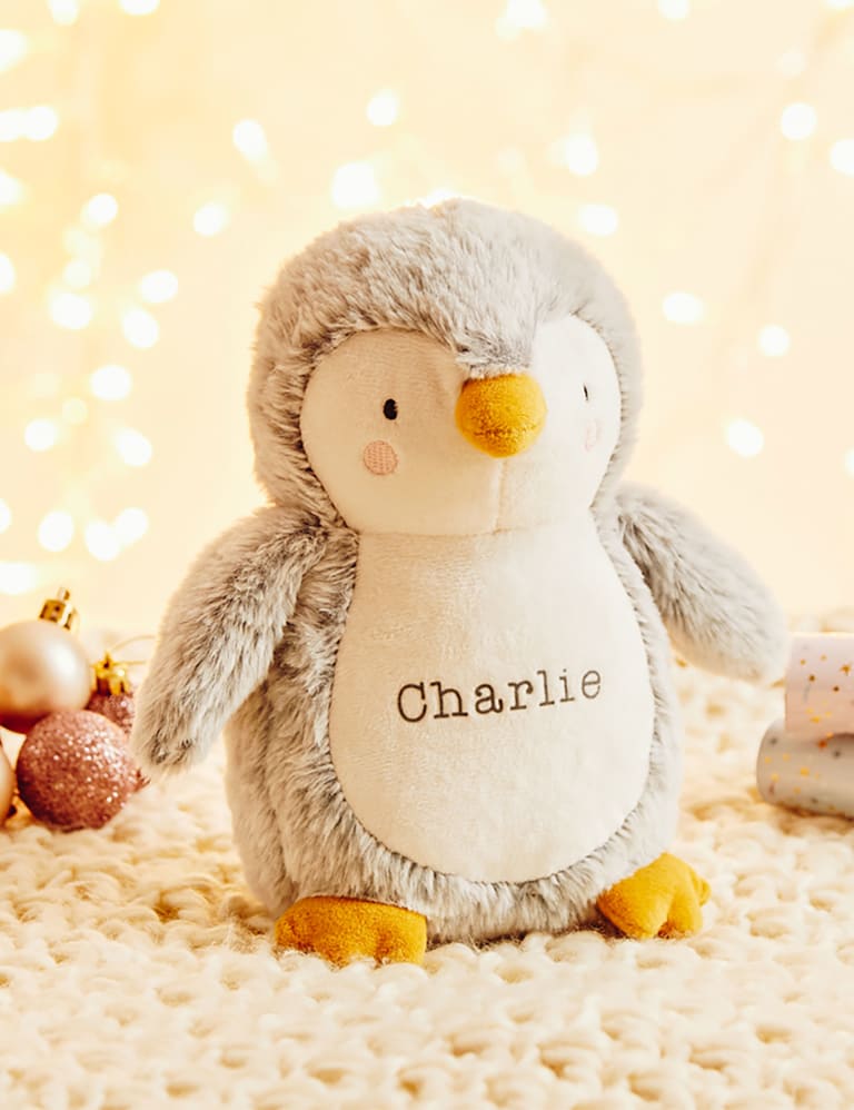 Personalised penguin teddy sales
