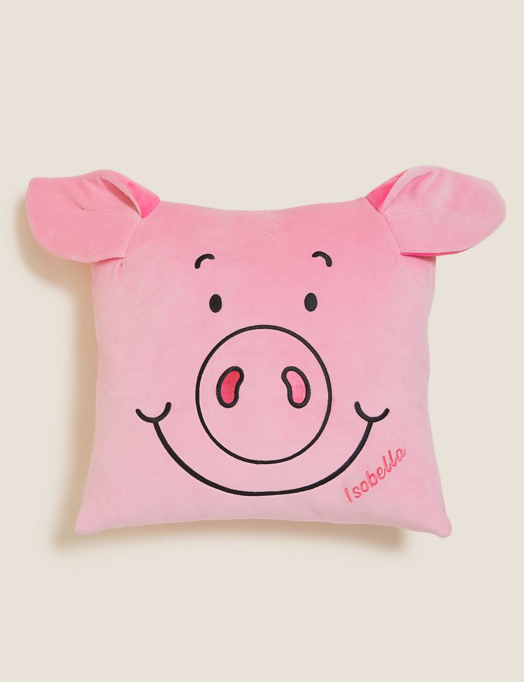 Personalised Percy Pig™ Cushion 1 of 2