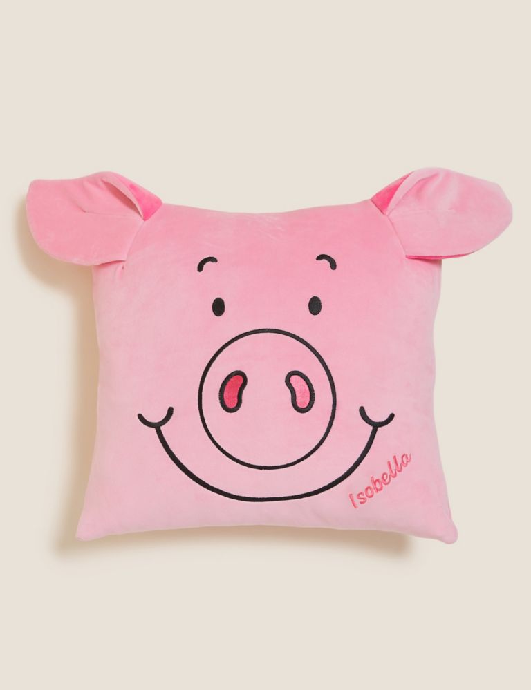 Personalised Percy Pig™ Cushion 1 of 2