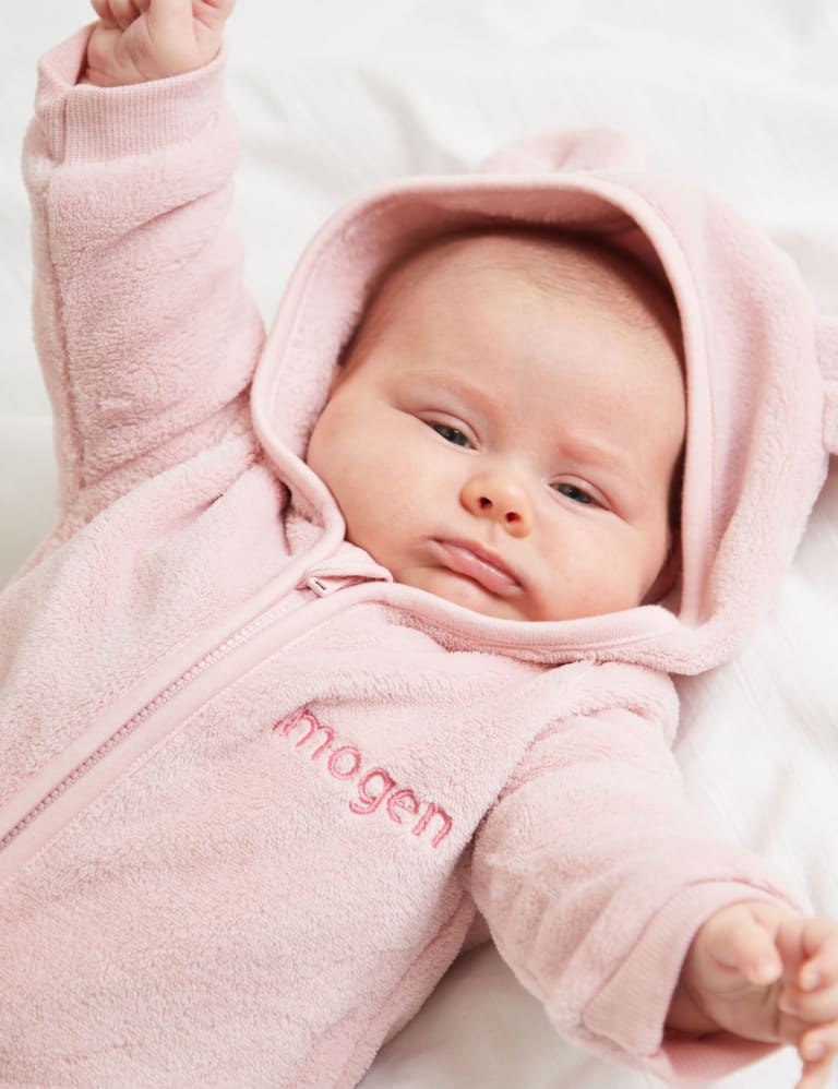 Fleece onesie sale baby girl