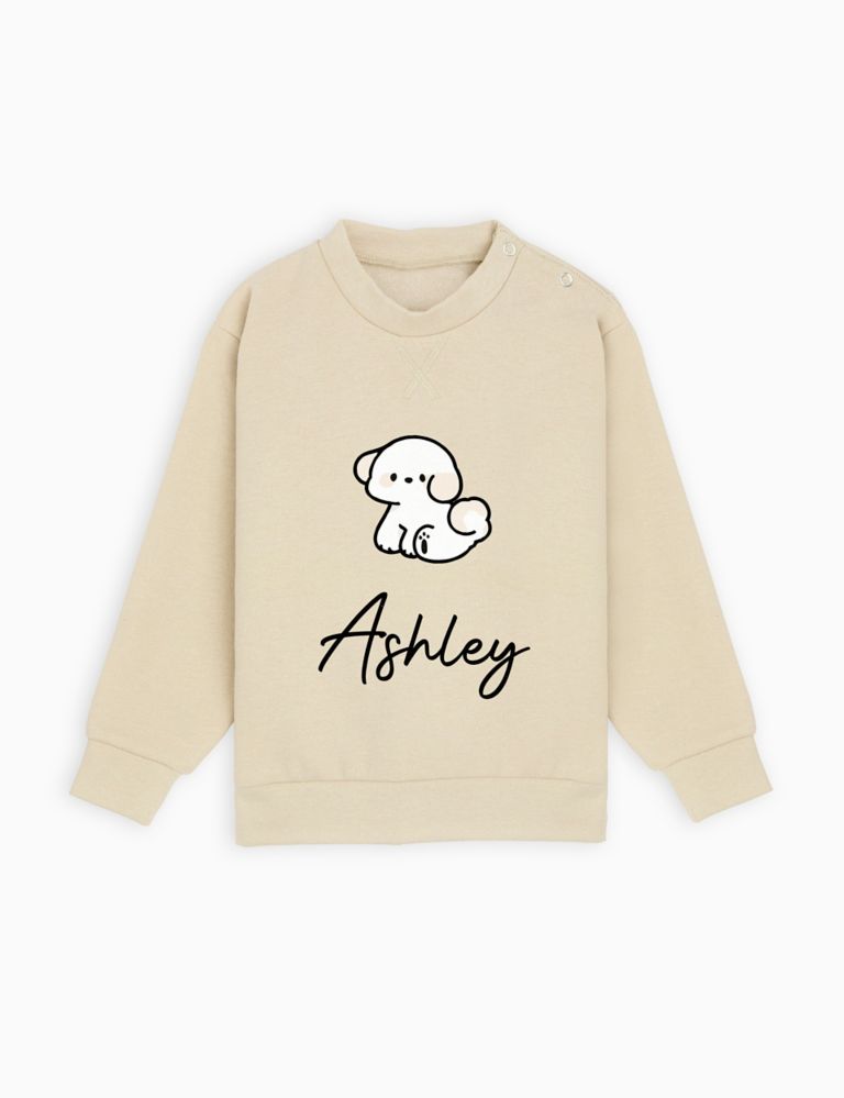 Personalised Puppy Sweatshirt (12 Mths - 6 Yrs) 1 of 3