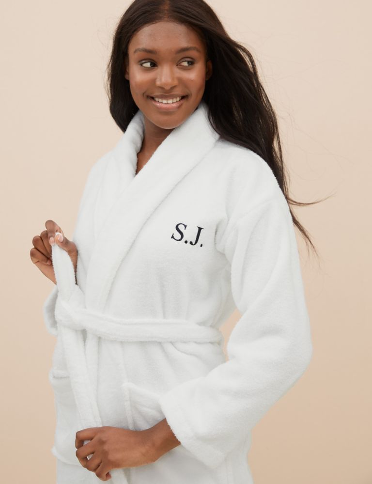 Personalised Pure Cotton Women's Dressing Gown 3 of 3