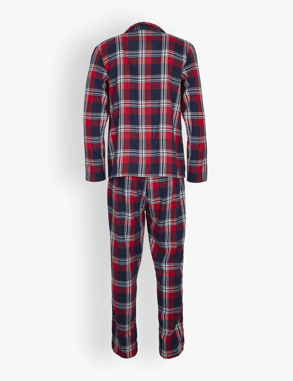 Men's Pyjamas Soft Red Tartan Flannel By BRITISH BOXERS