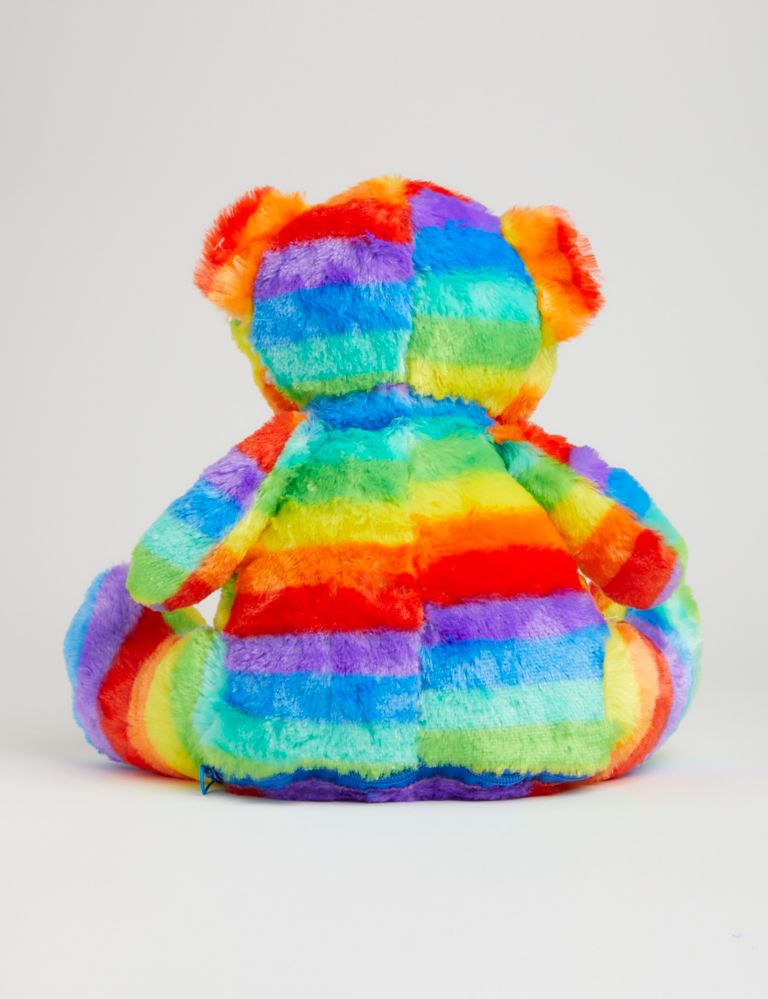 Personalised Soft Plush Rainbow Bear 2 of 3