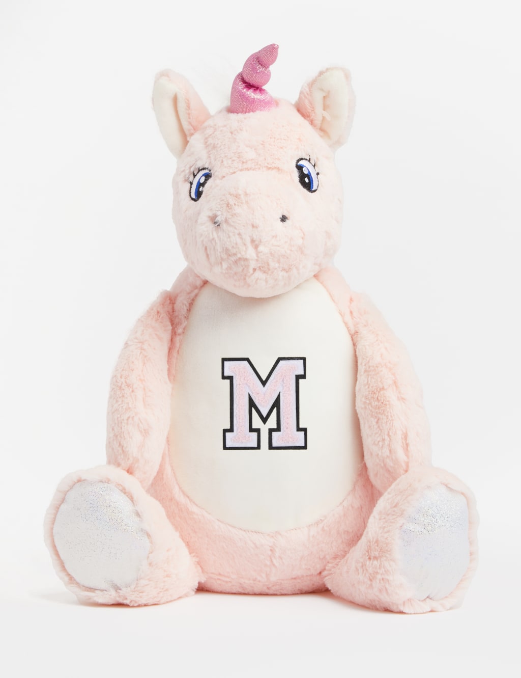 Personalised unicorn soft toy top