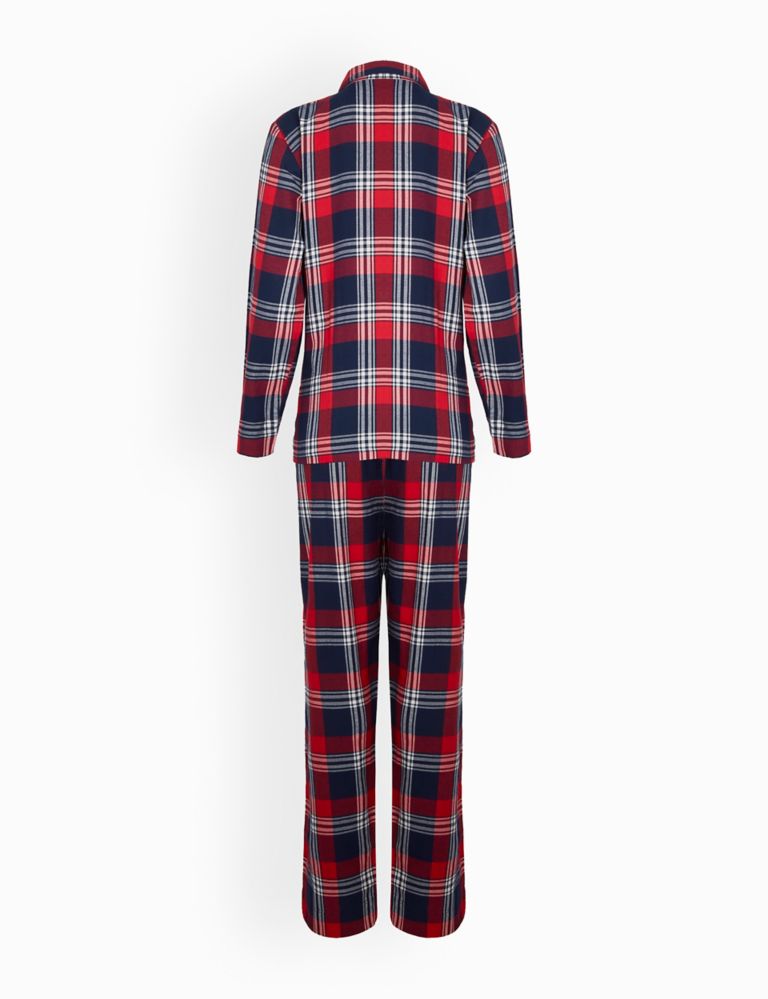LIMITED COLLECTION Plus Size Red Tartan Check Pyjama Bottoms