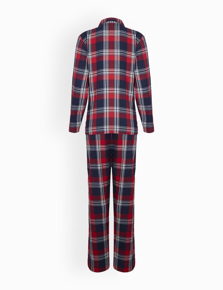 Holiday Time Kids Matching Family Red Flannel Pajamas, 2-Piece, Sizes 6-16