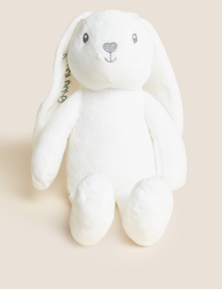 Personalised White Rabbit Soft Toy 1 of 2