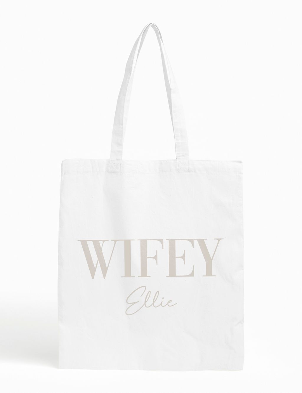 Personalised Wifey Tote Bag 3 of 3