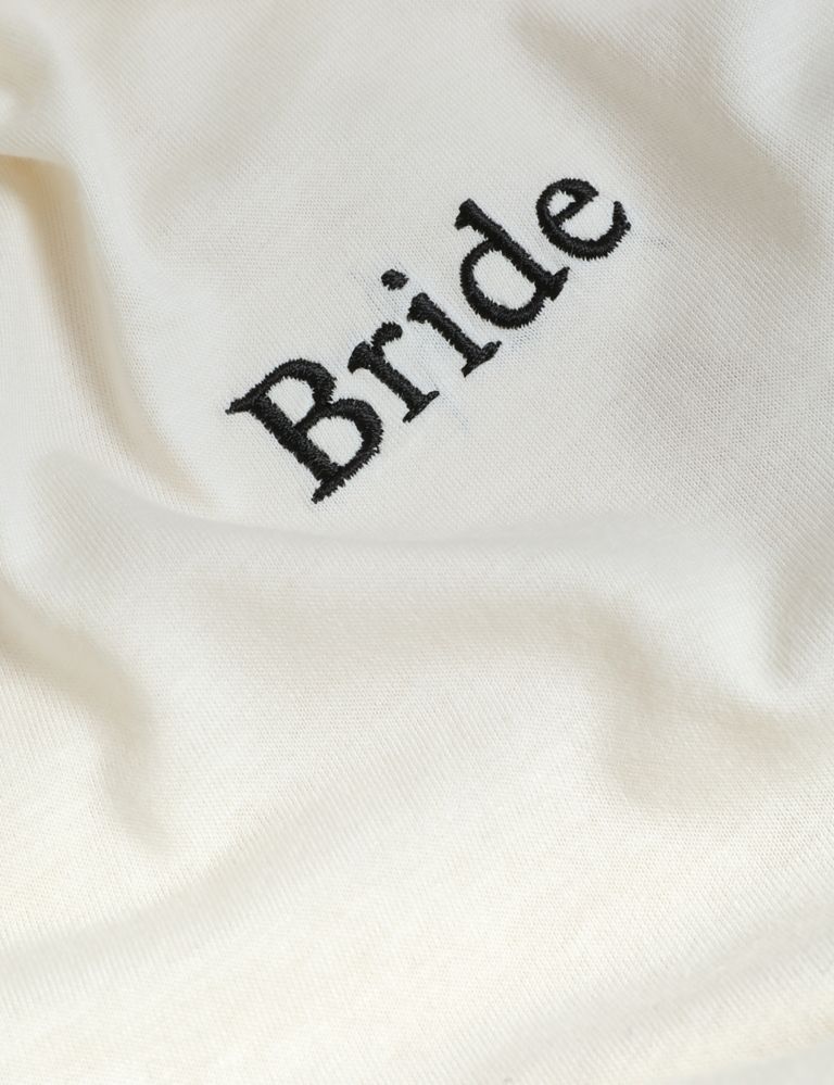 Personalised Women's Cotton Modal Short Dressing Gown 4 of 4