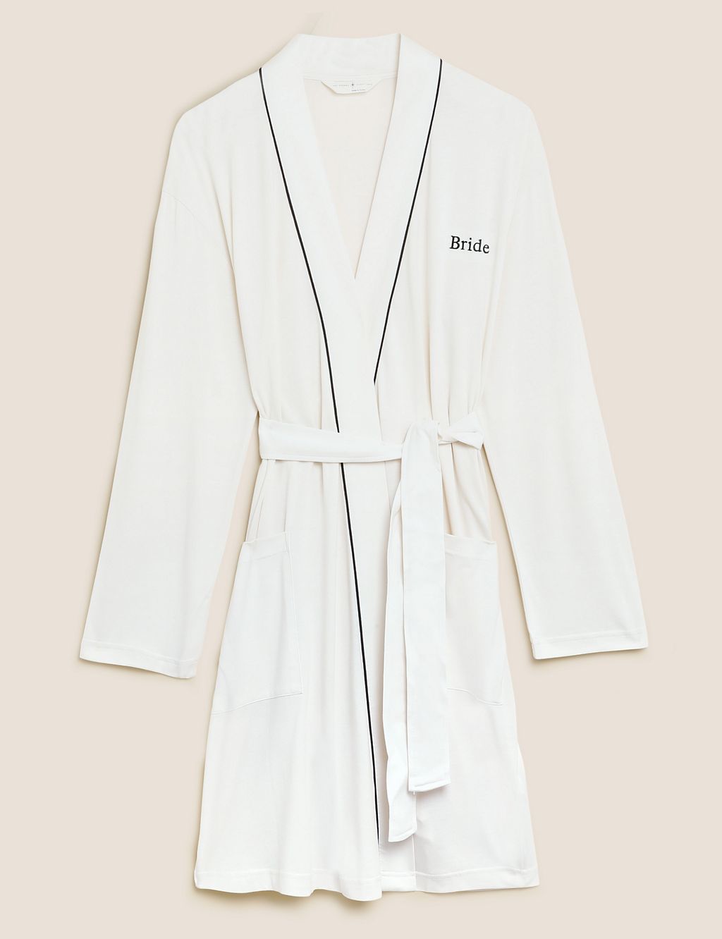 Personalised Women's Cotton Modal Short Dressing Gown 1 of 4
