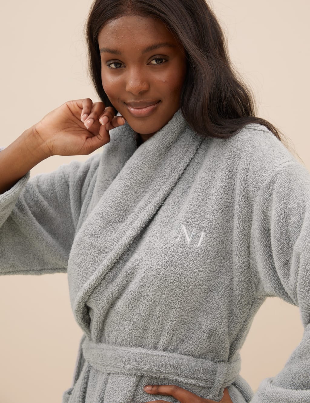 Personalised Women's Dressing Gown M&S Collection M&S