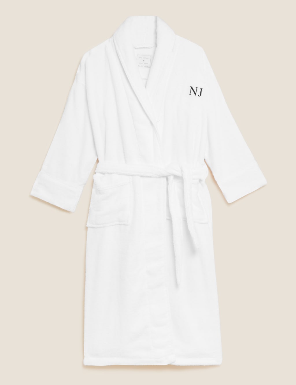 m&s towelling bathrobe