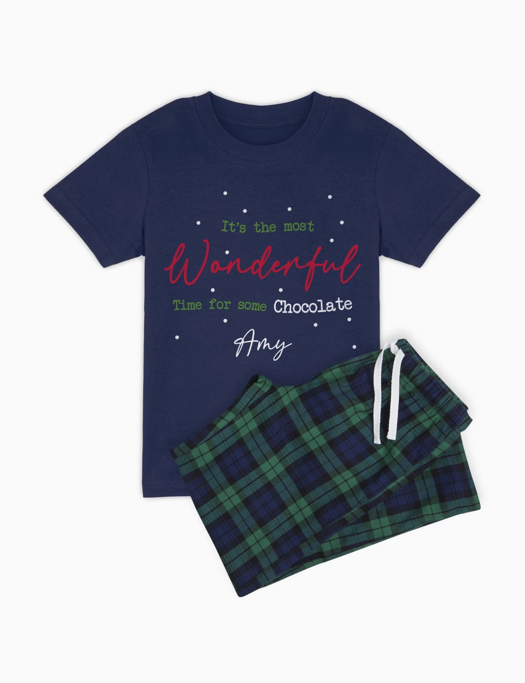 Personalised Wonderful Girls Pyjamas (512 Yrs) Dollymix M&S