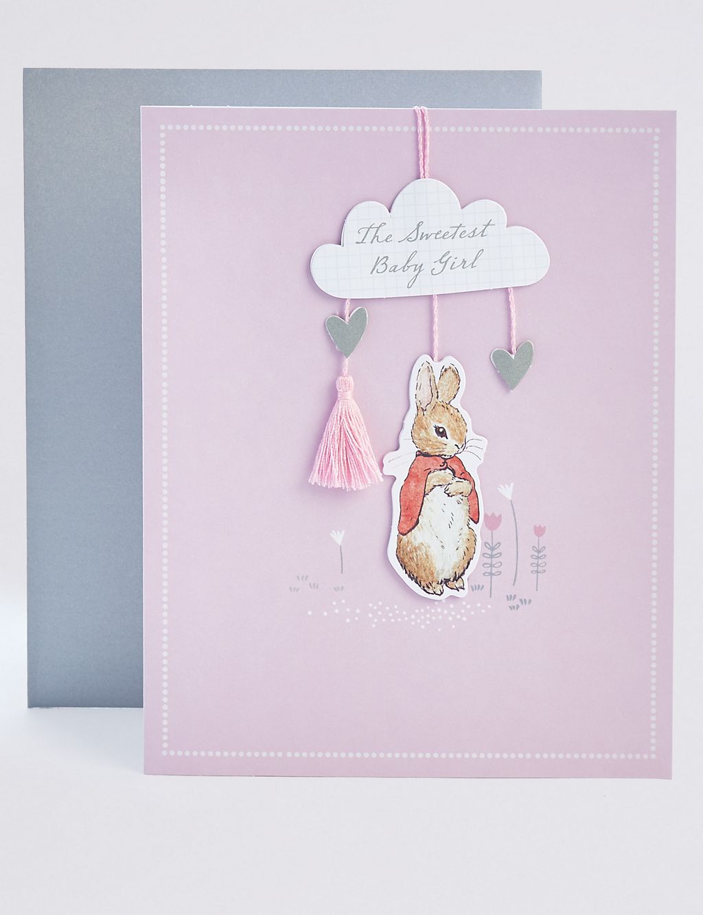 Peter Rabbit™ Flopsy New Baby Girl Card 3 of 4