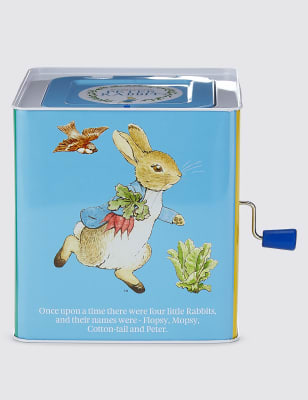 Peter rabbit jack in the store box toy