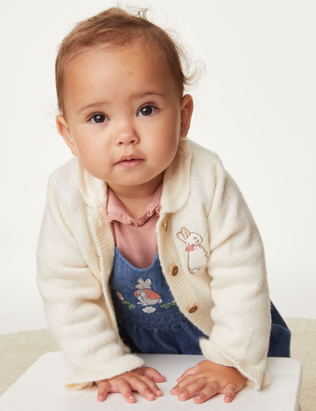 Peter Rabbit™ Knitted Cardigan (0-3 Yrs) | M&S Collection | M&S